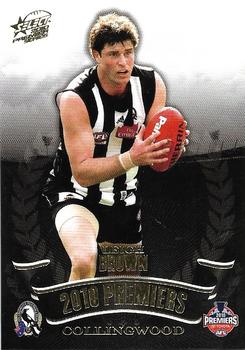 2010 Select 2010 Premiers - Collingwood #PC10 Leigh Brown Front